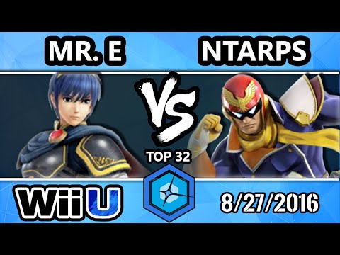 Shine 2016 Smash 4 - SS | Mr. E (Marth) Vs. Ntarps (Captain Falcon) SSB4 4 Top 32 - Smash Wii U