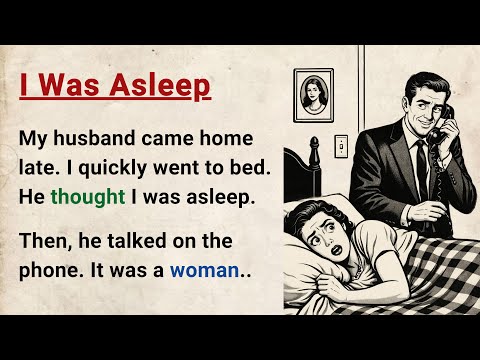 Learn English through Stories Level 3 ⭐ When I Was Asleep - Emotional English Story for Listening
