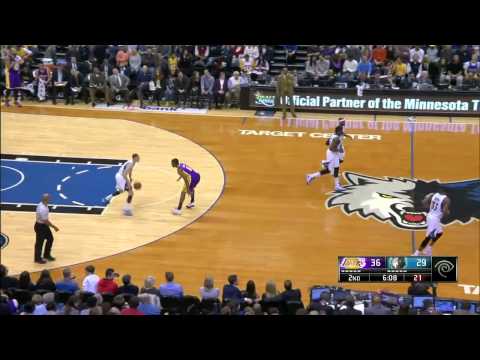 Kobe Bryant for Three   Lakers vs Timberwolves   December 14, 2014   NBA 2014 15 Season