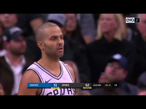 Frank Ntilikina VS Tony Parker + Dejuonte Murray (Raw Footage)