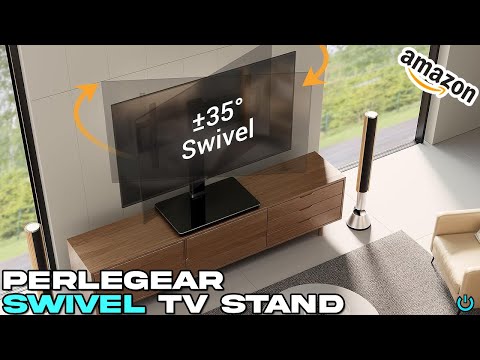 PerleGear Swivel TV Stand - Review and How to Assemble