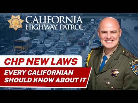 California Highway Patrol (CHP) Highlights New Laws in 2026