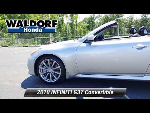 Used 2010 INFINITI G37 Convertible Base, Waldorf, MD HP2760