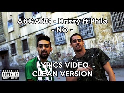 A6GANG - Drizzy ft Philo - NO (Lyrics Video ) (by HS Production)