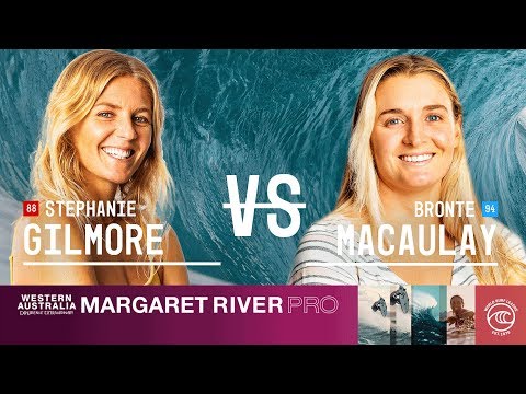 Stephanie Gilmore vs. Bronte Macaulay - Round of 16, Heat 7 - Margaret River Pro W 2019
