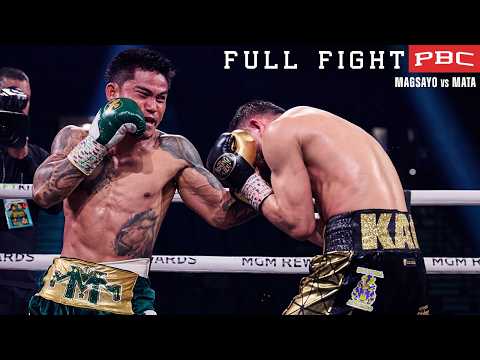 Magsayo vs Mata FULL FIGHT: July 19, 2025 | PBC on Prime Video