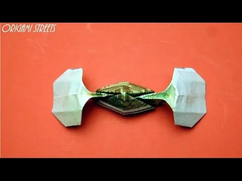 Оригами из денег - Истребитель TIE Fighter