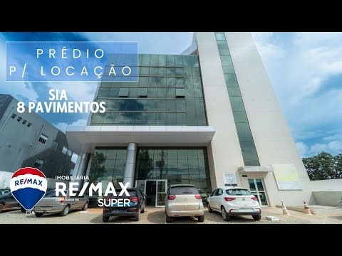 Prédio no SIA de 8 pavimentos para locação - Imobiliária Remax Super Brasília DF