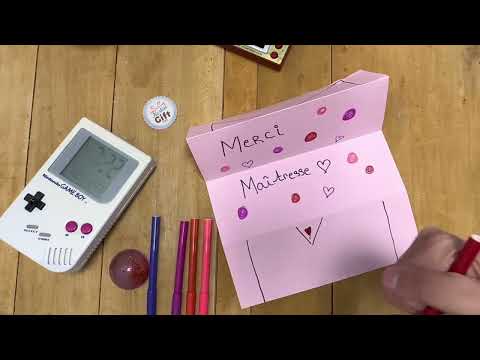 DIY : La lettre magique pour remercier la maîtresse d'école ! - Cadeau Maîtresse fait maison.