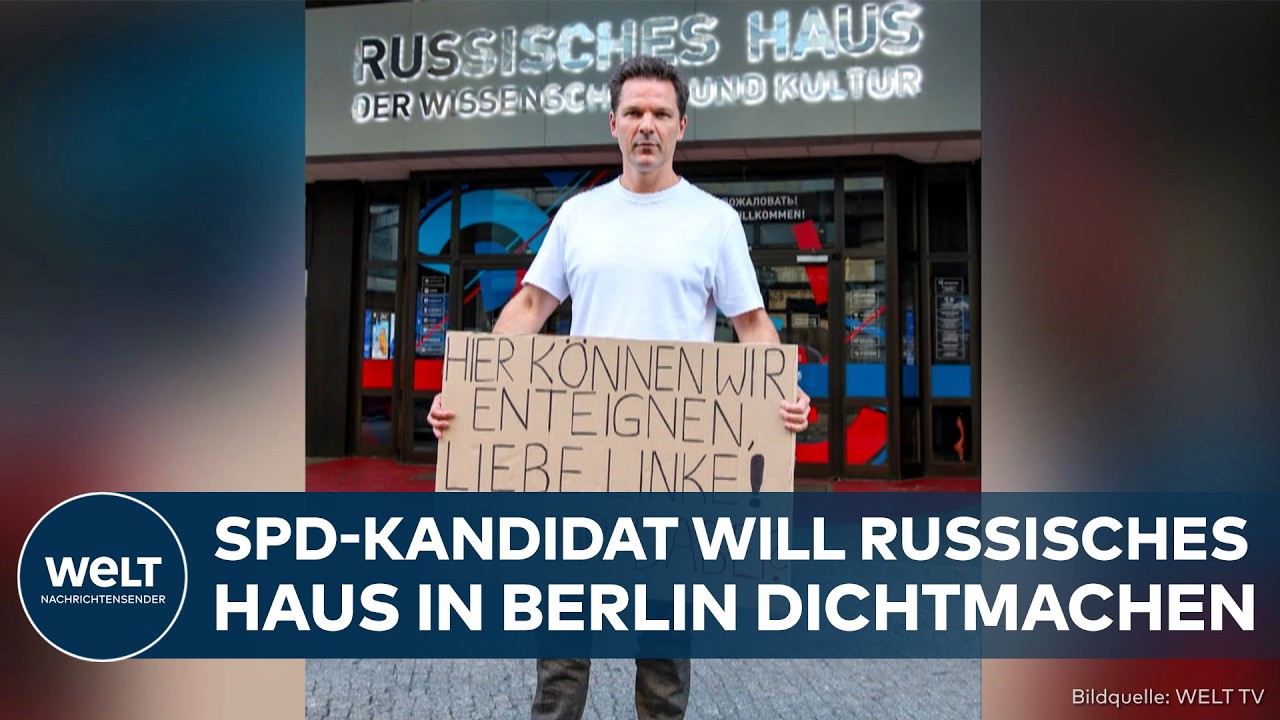 BERLIN: SPD-Spitzenkandidat Krach fordert Schließung von Russlands "Propaganda-Instrument"