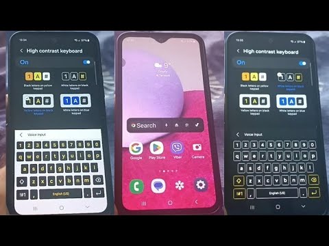 How to change keyboard background on samsung A13