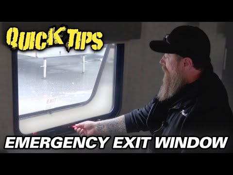 CHEROKEE/GREY WOLF EMERGENCY EXIT WINDOW | Pete's RV Quick Tips
