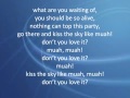 Kiss The Sky LYRICS - Flo Rida 