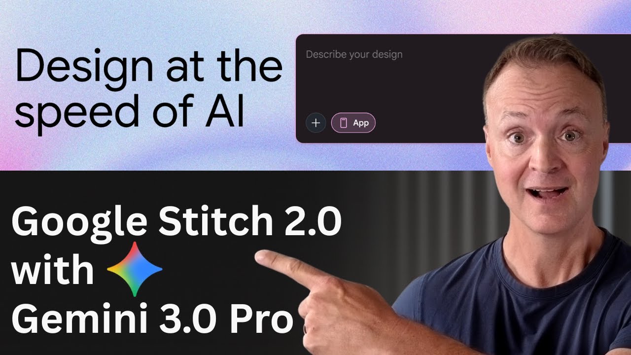 Google Stitch 2.0 Tutorial: From Sketch to Code with Gemini 3.0