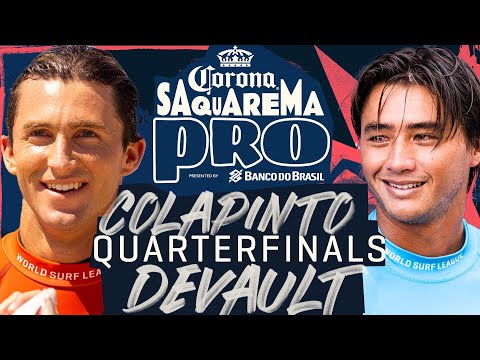 Crosby Colapinto vs Imaikalani deVault | Corona Saquarema Pro 2023 - Quarterfinals Heat Replay