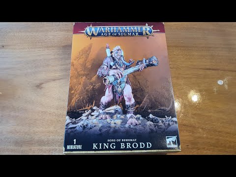 Unboxing King Brodd: Warhammer Age of Sigmar