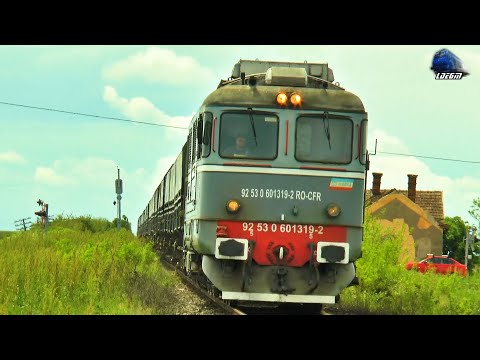 LDE2100 60-1319-2 & Tren Gol de Cărbune CFR MARFĂ Empty Coal Train Spre/To Oradea - 14 Mayl 2021
