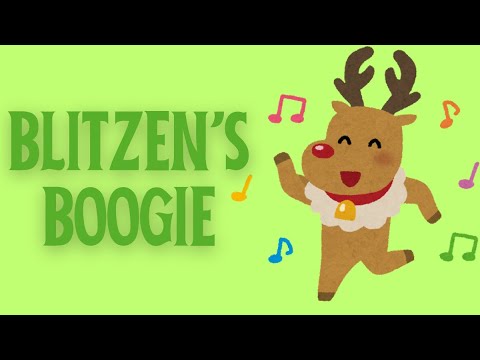 Blitzen’s Boogie 🦌🎶 Fun Reindeer Christmas Dance Song for Kids & Families!