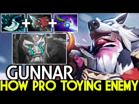 GUNNAR [Sniper] How Pro Toying Enemy in Immortal Ranked 7.22 Dota 2
