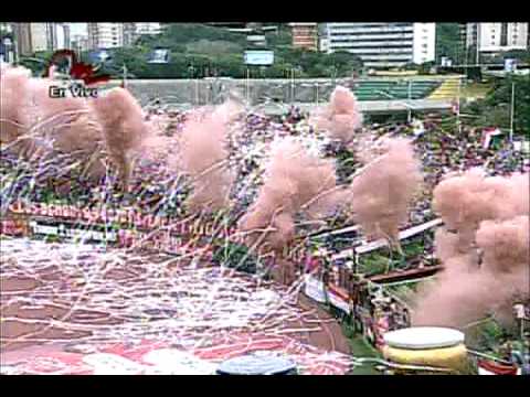 "Caracas - Tachira / 23/05/10 / Salida de Equipos" Barra: Los Demonios Rojos &bull; Club: Caracas