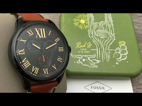Fossil Monty Chronograph Brown Leather Men’s Watch FS5639 (Unboxing) @UnboxWatches