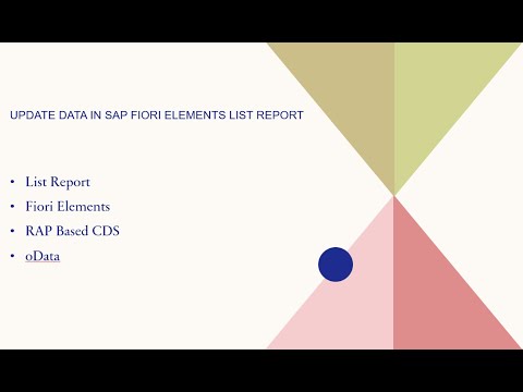 Update Data in Table in SAP Fiori Elements using RAP Based CDS Model | oData | 100% Practical Guide