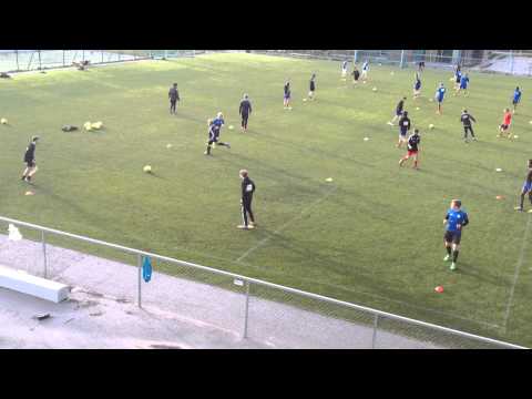Ekholt U19 training session - passing drill