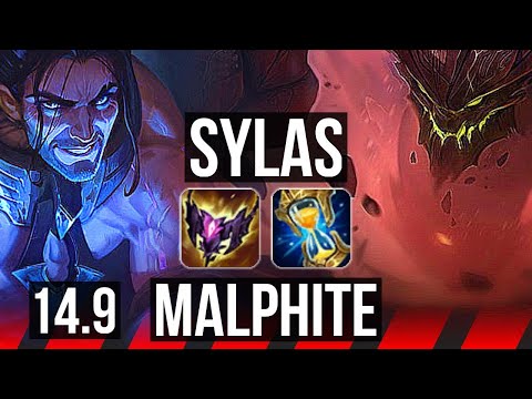 SYLAS vs MALPHITE (TOP) | Rank 4 Sylas, 6/1/7, Rank 10 | BR Challenger | 14.9