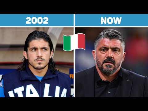 Italy 2002 World Cup Squad Then vs Now