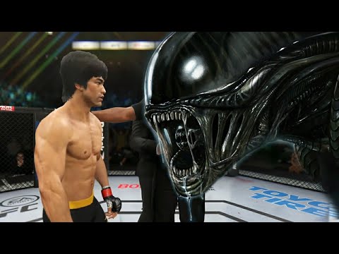 UFC 4 | Bruce Lee vs. Alien Xenomorph (EA Sports UFC 4)