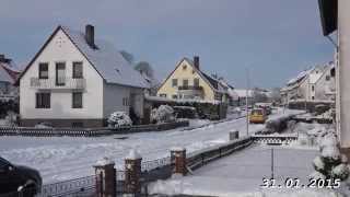 preview picture of video 'Der erste Schnee in Wolfhagen 2015, mit 4K FDR-AX100E, 4x höhere Auflösung, von tubehorst1'