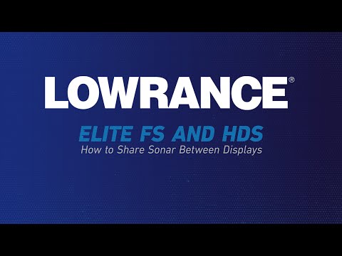 Lowrance | Sharing Sonar Sources on HDS and Elite FS Displays