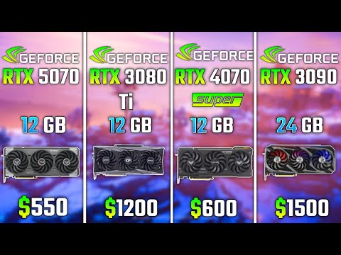 RTX 5070 vs RTX 3080 Ti vs RTX 4070 SUPER vs RTX 3090 | Test in 6 Games