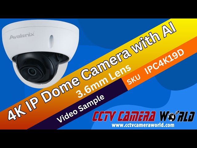 360 Degree Fisheye Dome Camera 12MP 4K