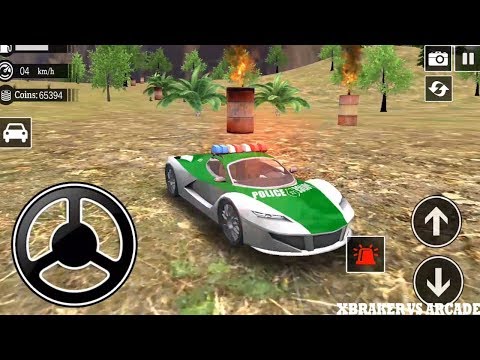 Police Drift Car Simulator Driving | Offroad Cars Game: Green Police Car Unlocked - Android GamePlay