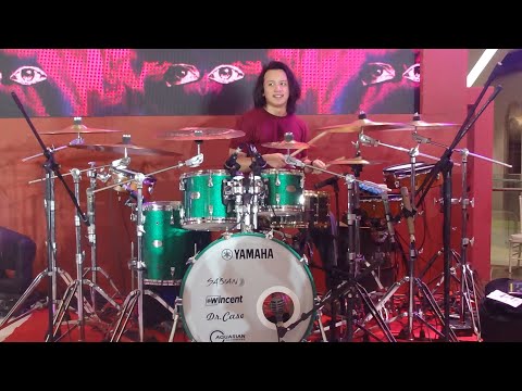 Ray Prasetya Drum Cam - Ekspektasi (OKAAY) Live at Lotte Mall Kuningan 2023