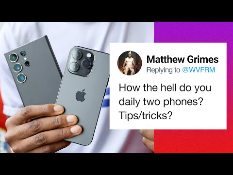 Marques, How do you Use Two Phones?