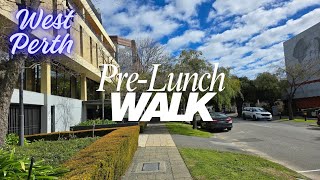 Sunny Winter Walk Through Quiet Urban Streets & Lanes | Pre-Lunch City Walk #perth #walkingstreet