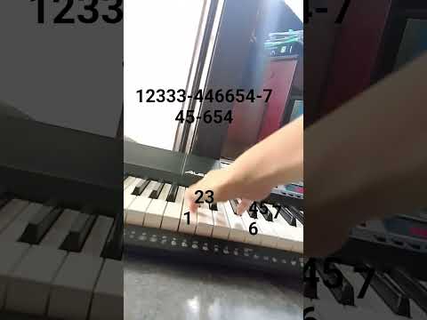 how to play erika on piano ????#piano #german #erika