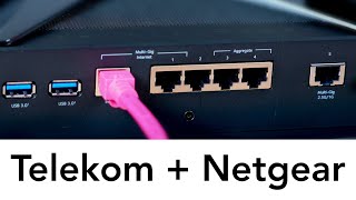 Netgear Router am Telekom DSL oder Glasfaser Anschluss einrichten