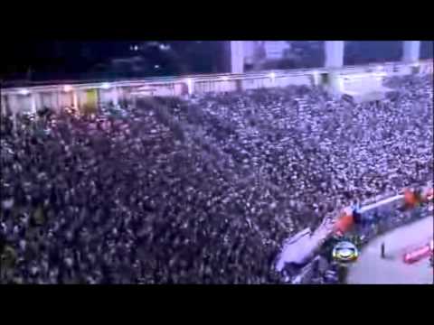 Comentário do Cléber Machado sobre a festa da torcida pontepretana no Pacaembu.