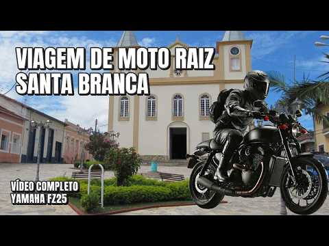 VIAGEM COMPLETA DE FZ25 PARA SANTA BRANCA ESTILO MOTOVLOG RAIZ