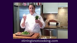 How to Get the Leaves Off the Stems of Cilantro and Parsley