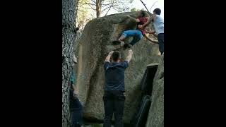 Video thumbnail of Melocotonazo, 7A. La Pedriza