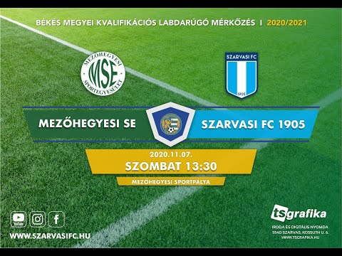 Mezőhegyesi SE - Szarvasi FC 1905: 1-3 (2020.11.07.)