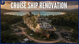Abandoned 50,000 ft² Cruise Ship Transformed Into a Luxury Floating Mansion | Full Renovation