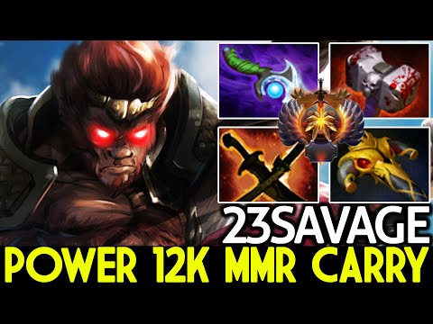 23SAVAGE [Monkey King] Crazy Power 12K MMR Carry Next Level Play Dota 2