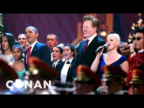 Conan's Super-Awkward "Christmas in Washington" Photo | CONAN on TBS