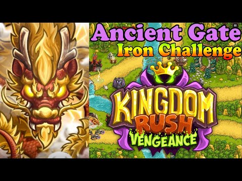 Kingdom Rush Vengeance Ancient Gate Iron Hero Dianyun (Level 23)