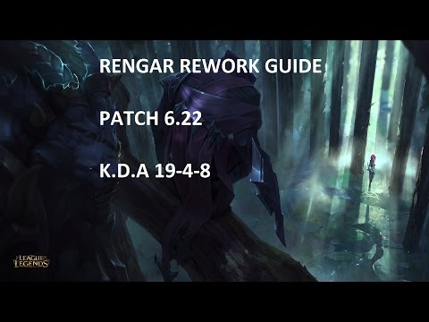Patch 6.22 Rengar Rework, 19-4-8 KDA - Seriously OP Rengar main